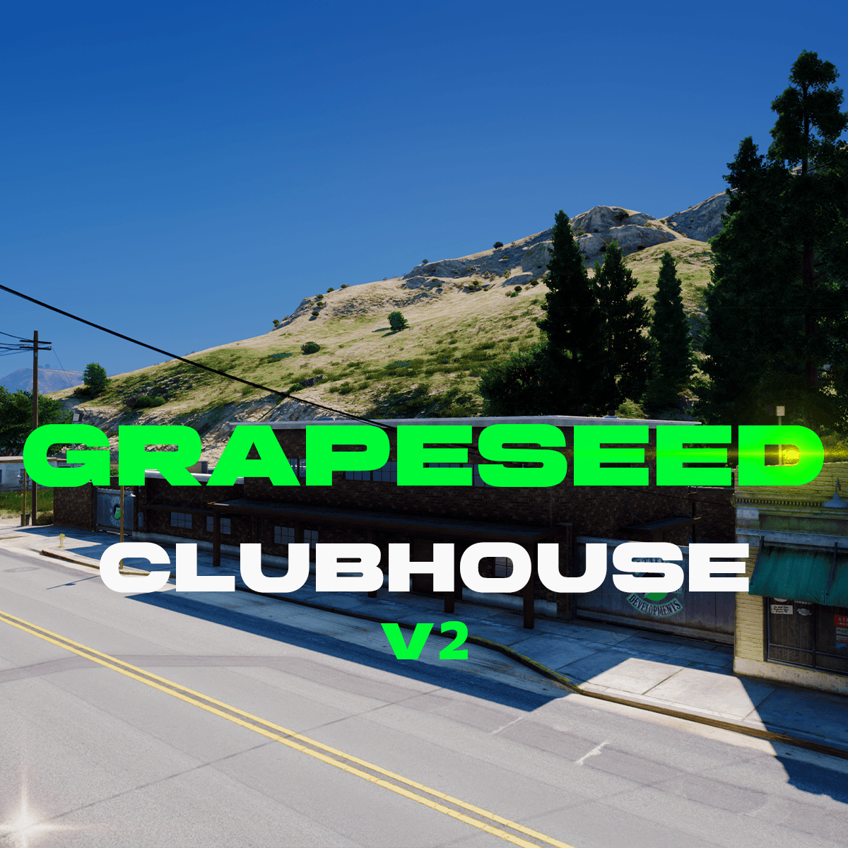 Grapeseed V2 MC Clubhouse (Wooden Variant)